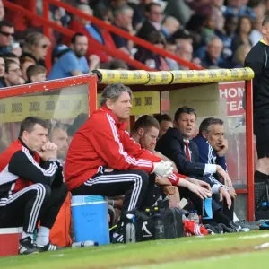 Sky Bet League One: Stevenage vs. Bristol City Clash at Broadhall Way (April 2014) Sky Bet League One: Stevenage vs. Bristol City Clash at Broadhall Way (April 2014)