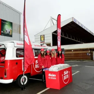 Smiling Players of Bristol City Print at Ashton Gate
