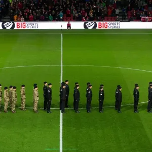 Soldiers Grand Entrance: Bristol City vs. Brighton & Hove Albion, 2016
