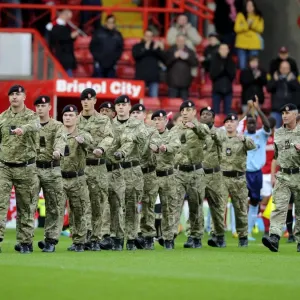 Soldiers Lead Bristol City Out in FA Cup Match against Dagenham and Redbridge