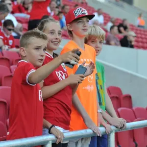 Spectators Watching Warm-Up at Ashton Gate Print Spectators Watching Warm-Up at Ashton Gate Print