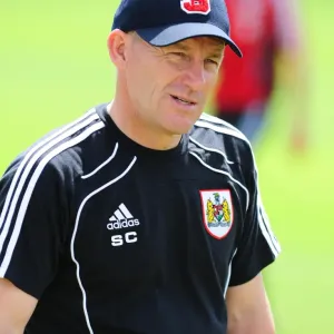 Steve Coppell Print: Bristol City FC Pre-Season Training Photo