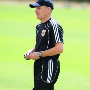 Steve Coppell: Intense Focus Print - Bristol City Pre-Season Training Photo