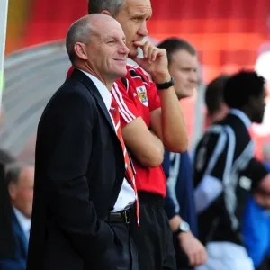 Steve Coppell Leads Bristol City Against Blackpool in Championship Clash at Ashton Gate, 2010