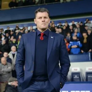 Print of Steve Cotterill at The Hawthorns in FA Cup Third Round