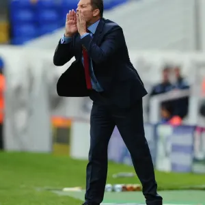 Steve Cotterill Guides Bristol City in Sky Bet Championship Clash against Birmingham City at St. Andrews Stadium (September 12, 2015) Steve Cotterill Guides Bristol City in Sky Bet Championship Clash against Birmingham City at St. Andrews Stadium (September 12, 2015)