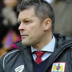 Steve Cotterill Guides Bristol City at Stadium MK Print Steve Cotterill Guides Bristol City at Stadium MK Print