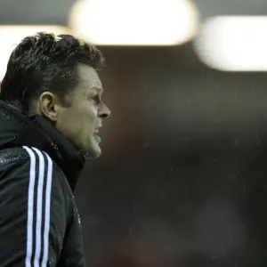 Steve Cotterill Leads Bristol City at Ashton Gate, February 4, 2014 - Football Match