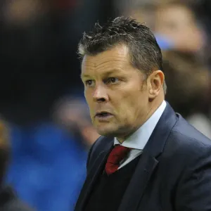 Print of Steve Cotterill at Brighton's American Express Community Stadium (2015)