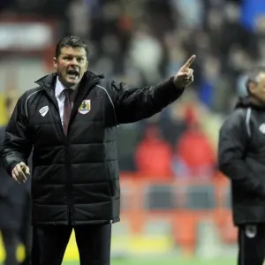 Steve Cotterill Leads Bristol City in Johnstones Paint Trophy Match Against Coventry City, December 2014