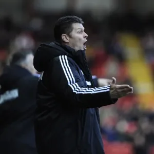 Print of Steve Cotterill at Ashton Gate Print of Steve Cotterill at Ashton Gate