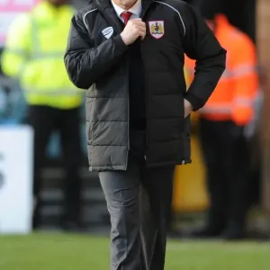 Steve Cotterill Leads Bristol City at Priestfield Stadium Print Steve Cotterill Leads Bristol City at Priestfield Stadium Print