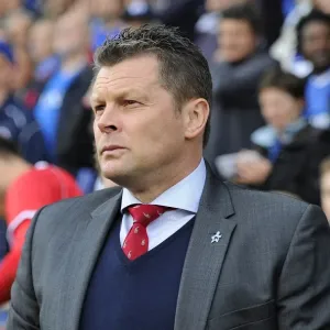 Steve Cotterill Leads Bristol City at Proact Stadium, 25/04/2015