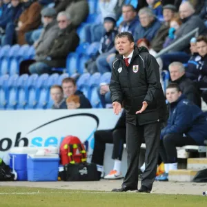 Steve Cotterill Leads Bristol City in Sky Bet League One Clash against Colchester United, February 2015 Steve Cotterill Leads Bristol City in Sky Bet League One Clash against Colchester United, February 2015
