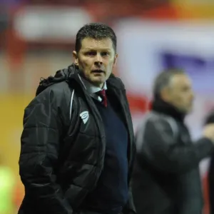 Steve Cotterill Leads Bristol City in Sky Bet League One Clash Print Steve Cotterill Leads Bristol City in Sky Bet League One Clash Print