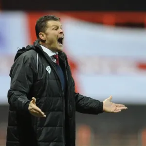 Steve Cotterill Leads Bristol City Print Steve Cotterill Leads Bristol City Print