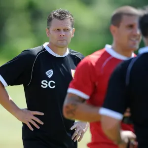 Steve Cotterill Leads Training at Bristol City Football Club - July 2, 2014 Steve Cotterill Leads Training at Bristol City Football Club - July 2, 2014