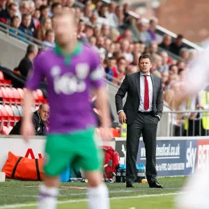 Steve Cotterill Observes Fleetwood Town vs. Bristol City, Sky Bet League 1 (2014) Steve Cotterill Observes Fleetwood Town vs. Bristol City, Sky Bet League 1 (2014)