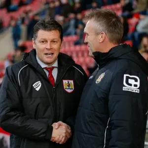 Steve Cotterill and Steve Davis Greet Each Other Print