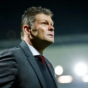 Steve Cotterill Watches Bristol City vs Wolves Sky Bet Championship Print
