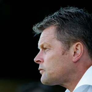 Steve Cotterill Watches Bristol City Take on Yeovil Town Print Steve Cotterill Watches Bristol City Take on Yeovil Town Print