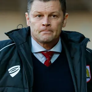 Steve Cotterill Watches Doncaster Rovers vs Bristol City FA Cup Print Steve Cotterill Watches Doncaster Rovers vs Bristol City FA Cup Print
