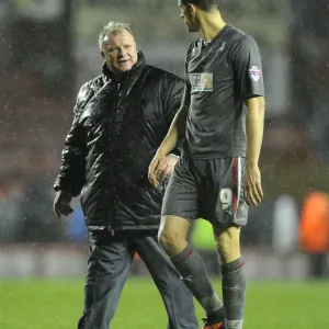 Steve Evans and Alex Revell of Rotherham United Leave Ashton Gate After Bristol City Showdown
