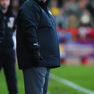 Steve Evans and Crawley Town Face Off Against Bristol City in FA Cup Clash - 07/01/2012