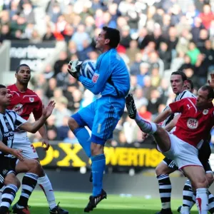 Steve Harper Saves Print - Newcastle Utd vs Bristol City Steve Harper Saves Print - Newcastle Utd vs Bristol City