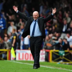 Steve Kean's Solo Celebration: Jordan Rhodes Scores the Winning Goal for Blackburn Rovers over Bristol City