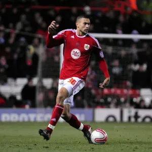 Steven Caulker in Action: Championship Showdown - Bristol City vs Sheffield United (2010, Ashton Gate Stadium)