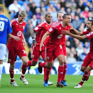 Steven Caulker's Goal: Bristol City Leads 1-0 Against Cardiff City, Npower Championship 2010
