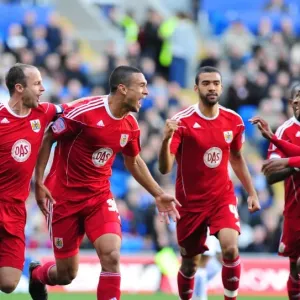 Steven Caulker's Stunner: Bristol City Takes 1-0 Lead Over Cardiff City, Npower Championship 2010