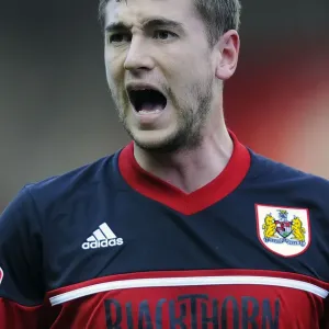 Steven Davies in Action: Bristol City vs Ipswich Town, Npower Championship, January 2013