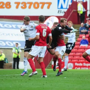 Steven Davies Close Call Print - Championship Football Photo