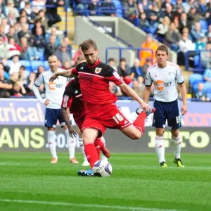 Steven Davies Scores Penalty for Bristol City Against Bolton Wanderers, Championship 2010-11 Steven Davies Scores Penalty for Bristol City Against Bolton Wanderers, Championship 2010-11