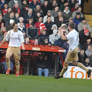 Stuart Downing in Action: Bristol City vs Middlesbrough
