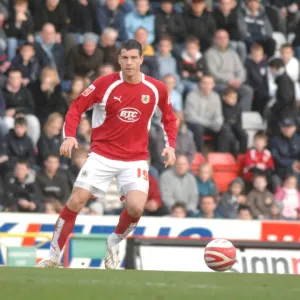 Tamas Priskin in Action: Bristol City vs. Blackpool