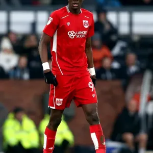 Print of Tammy Abraham in Action at iPro Stadium Print of Tammy Abraham in Action at iPro Stadium