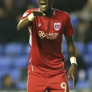Tammy Abraham in Action: Championship Showdown between Reading and Bristol City (November 2016)