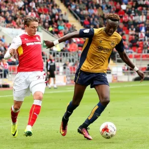 Tammy Abraham in Action: Rotherham United vs. Bristol City Championship Clash, September 2016