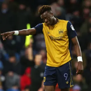 Tammy Abraham Scores Print - Bristol City v Burnley FA Cup Fourth Round Tammy Abraham Scores Print - Bristol City v Burnley FA Cup Fourth Round