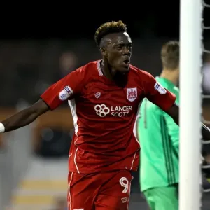 Tammy Abraham Scores the Winning Goal Print Tammy Abraham Scores the Winning Goal Print