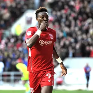 Tammy Abraham's Euphoric Goal Celebration: Astonishing Moment at Ashton Gate - Bristol City vs. Reading, Sky Bet Championship 2016-2017 Tammy Abraham's Euphoric Goal Celebration: Astonishing Moment at Ashton Gate - Bristol City vs. Reading, Sky Bet Championship 2016-2017