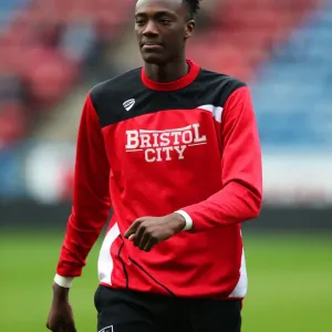 Tammy Abraham Print, Huddersfield Town Pre-Match Routine Tammy Abraham Print, Huddersfield Town Pre-Match Routine