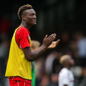 Tammy Abraham Four-Goal Blitz Print Tammy Abraham Four-Goal Blitz Print
