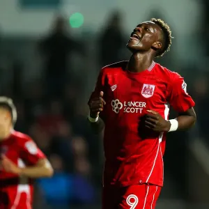Tammy Abraham's Frustration: Bristol City vs Leeds United, 2016 Tammy Abraham's Frustration: Bristol City vs Leeds United, 2016