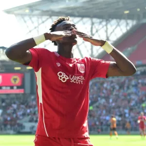 Tammy Abraham's Thrilling Goal: Bristol City's Upset Victory over Wolverhampton Wanderers in Sky Bet Championship (08-04-2017)