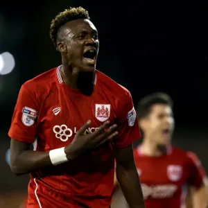 Tammy Abraham Winning Goal Print for Bristol City vs Fulham EFL Cup Tammy Abraham Winning Goal Print for Bristol City vs Fulham EFL Cup