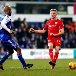 Taylor Moore in Action: Ipswich Town vs. Bristol City Championship Clash (December 2016)